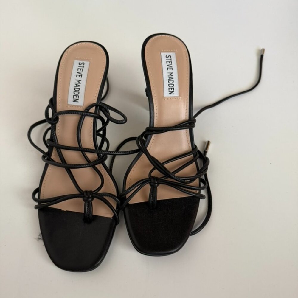 Strappy Kitten Heels